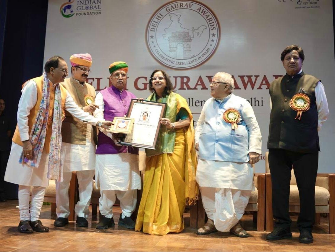 Delhi Gaurav Award 2026 – Smt. Swati Garg