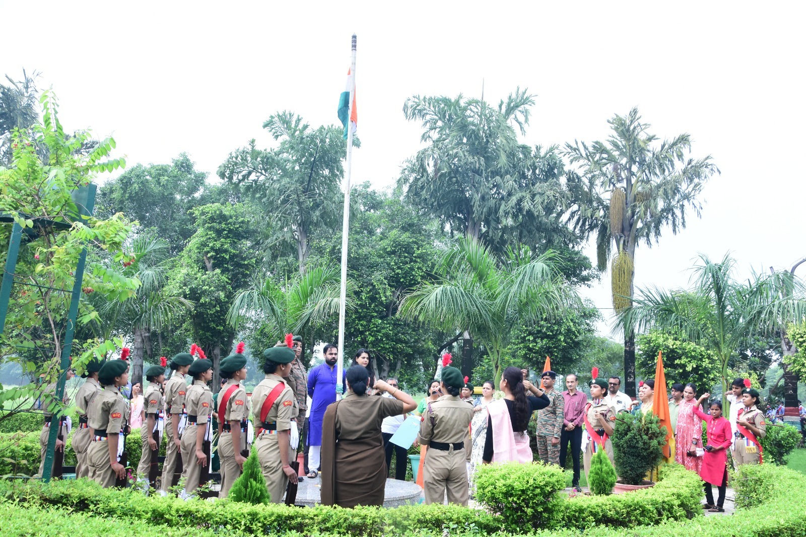 80th Independence Day Flag Hoisting – SBVM Hapur