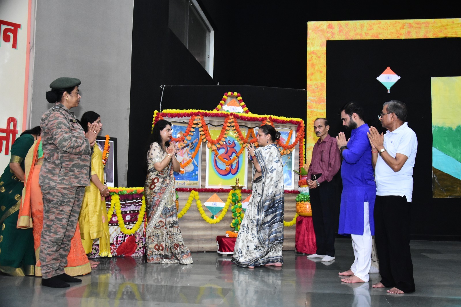 80th Independence Day Lamp Lighting – SBVM Hapur